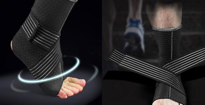 Эластикатед повязка поддержки обруча лодыжки неопрена/лодыжки ноги спорта